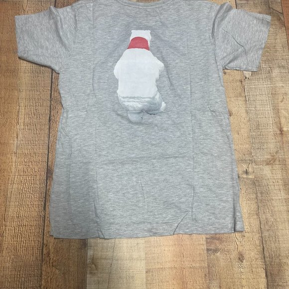 Coca-Cola Mens SMALL Atlanta polar bear Shirt Gray - Picture 4 of 4